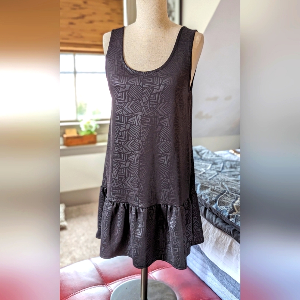 A- Line Drop Waist Tank Mini Dress